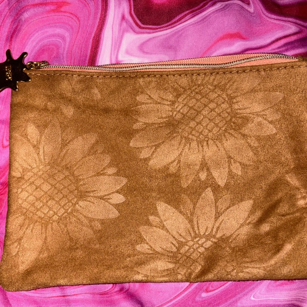 March 2026 Ipsy Glam Makeup Bag - Bag ONLY - Golden Sunflower